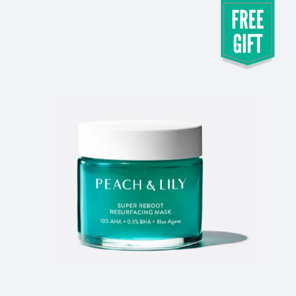 Peach and Lily Super Reboot Resurfacing Mask- Deluxe Travel -Facial Exfoliator